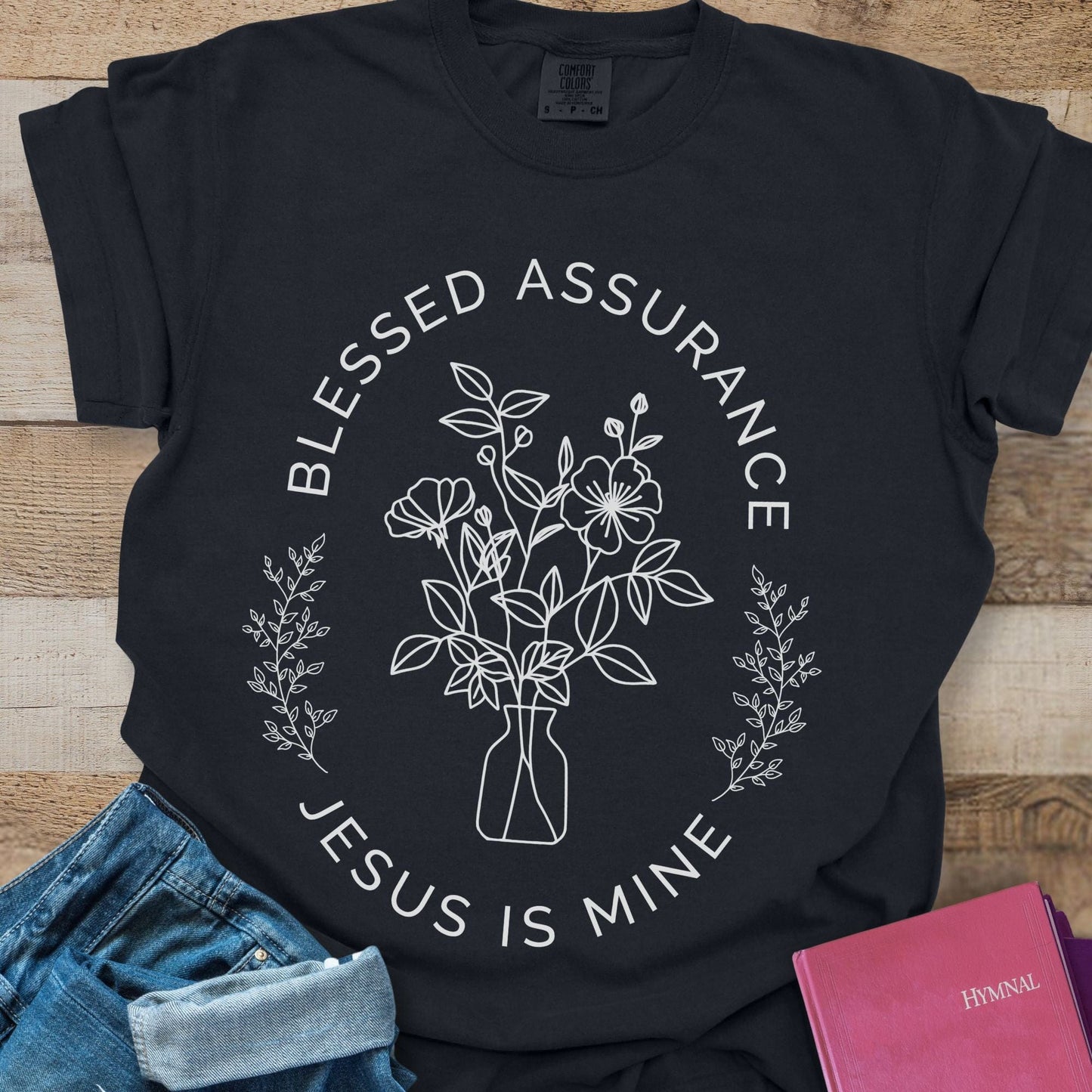 Blessed Assurance Flower - Tee