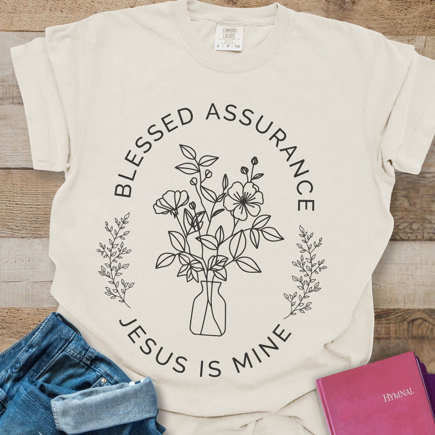 Blessed Assurance Flower - Tee