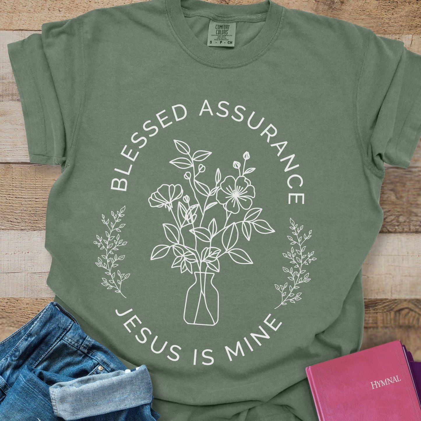 Blessed Assurance Flower - Tee