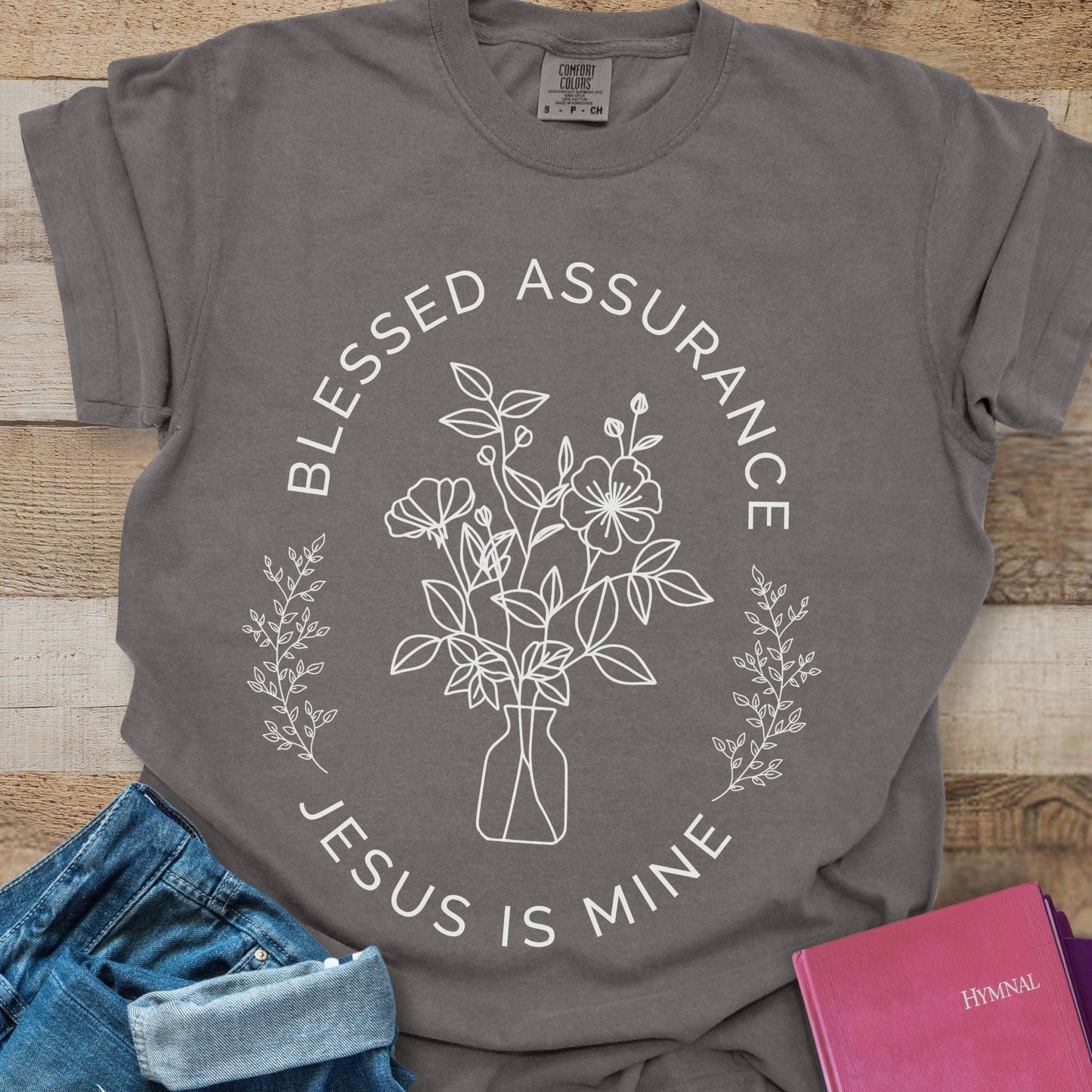 Blessed Assurance Flower - Tee