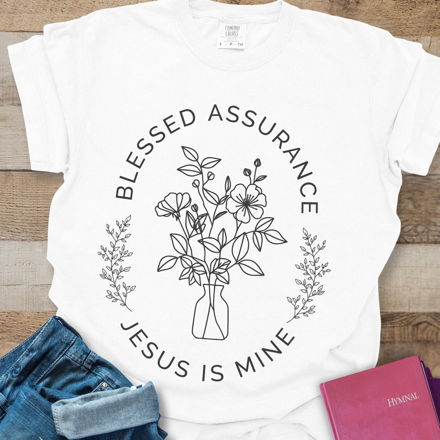 Blessed Assurance Flower - Tee