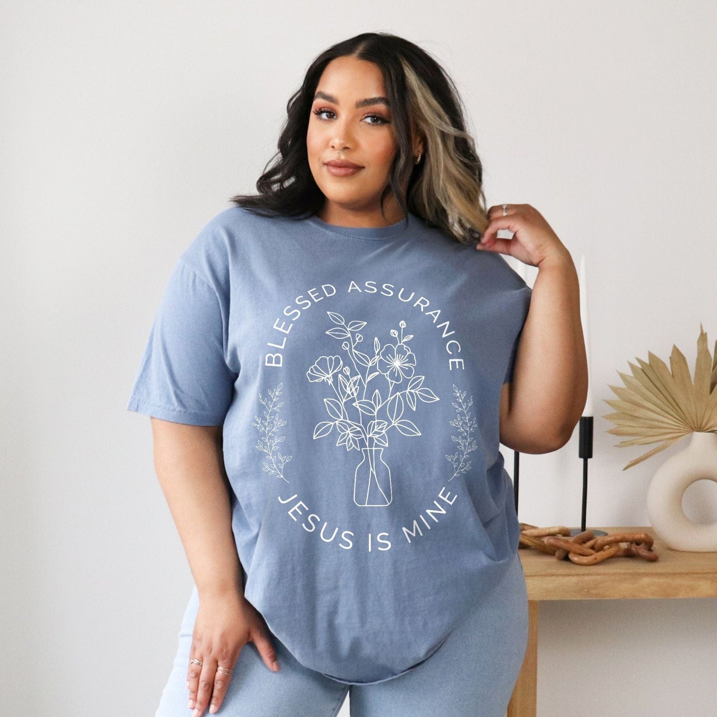 Blessed Assurance Flower - Tee